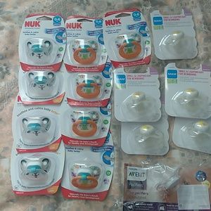 Nuk and Mam Pacifiers